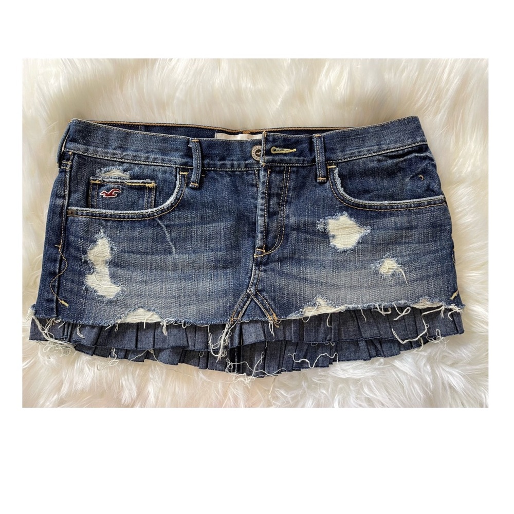 Cute blue jean ultra mini